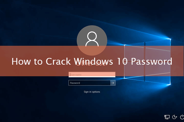 windows crack password