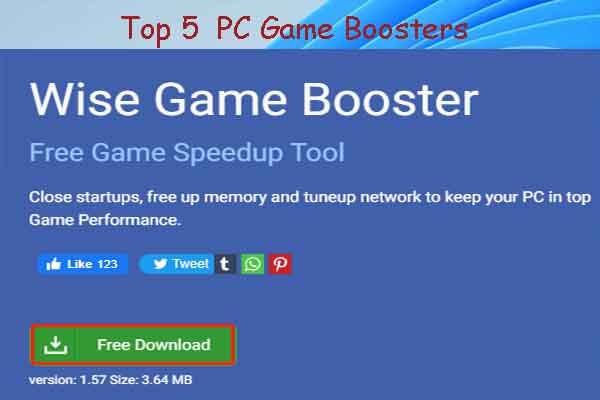 Top 5 Game Boosters for PC (Razer/Smart/Wise/IObit/Samsung)