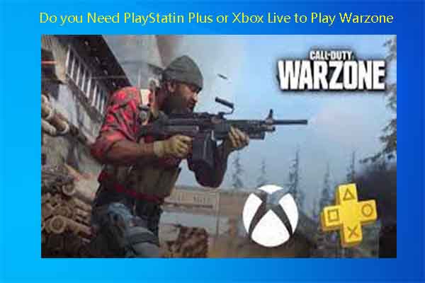 Call of Duty Warzone não requer PS Plus, mas requer Xbox Live