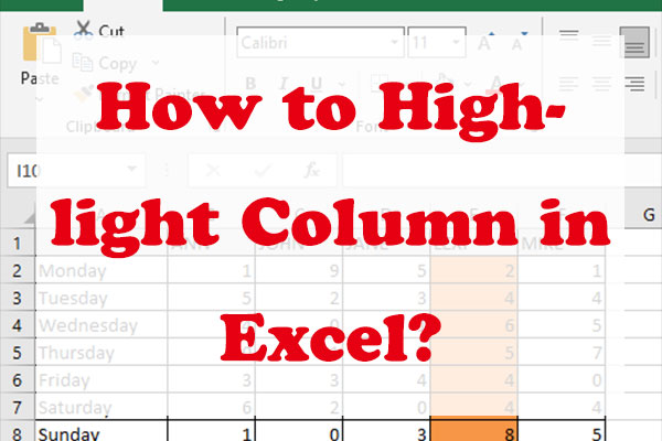 How to Highlight a Column in Excel? [Window 10 & 11 Guide]