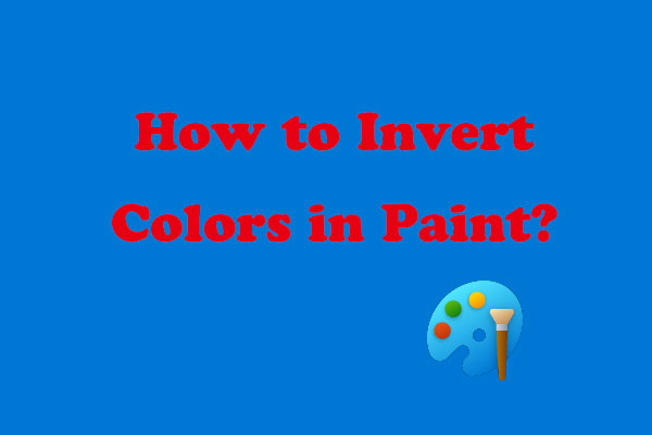 Painting with Inverted Colors 