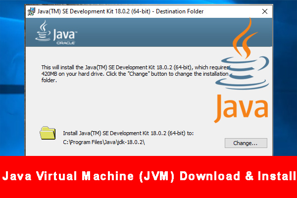 Java Virtual Machine (Jvm) Download & Install For Windows 10/8/7 - Minitool  Partition Wizard