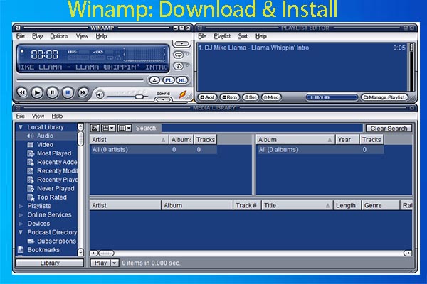 Download And Install Winamp To Play Various Audio And Video - Minitool  Partition Wizard