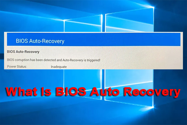 Motherboard] Troubleshooting - When WARNING! BIOS Recovery mode