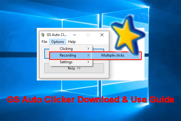 GS Auto Clicker Download & Use Guide for Windows 10/8/7