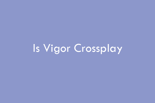 Is Vigor Crossplay [Switch, PS, and Xbox]