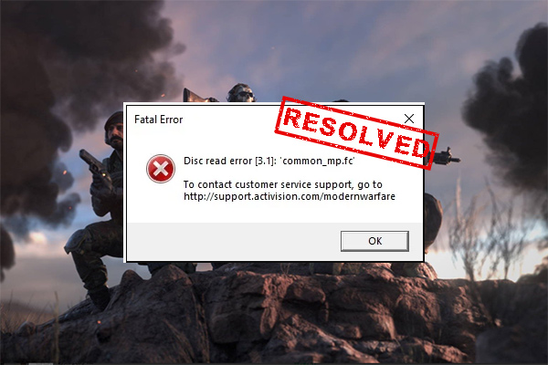 Fixed: COD Modern Warfare/Warzone Disc Read Error 3.1 on PC/PS4