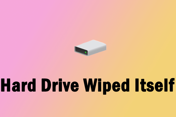 Hard Drive Wiped Itself? Here’s a Full Guide to Fixing It