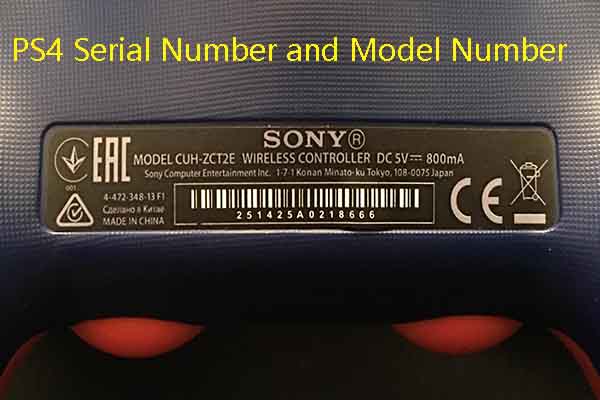 How to Find PS4 Serial Number and Model Number? Here’s the Guide