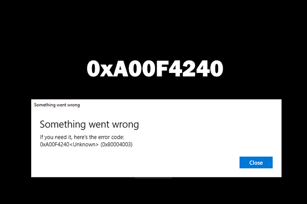 [Fixed] How to Fix Camera App Error 0xA00F4240 in Windows?