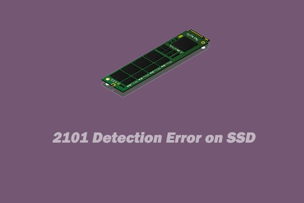 Top 5 Solutions to Fix 2101 Detection Error on SSD
