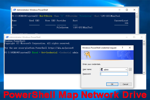 PowerShell Map Network Drive on Windows 10/11 [Full Guide]