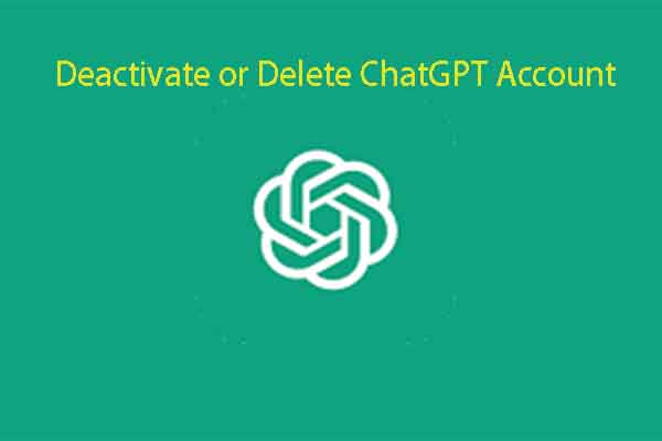 2 Best Methods to Deactivate/Delete ChatGPT Account