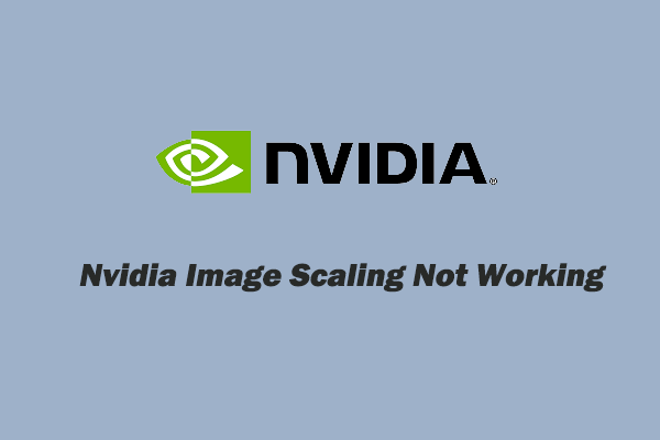 How to Fix Nvidia Image Scaling Not Working [5 Ways]
