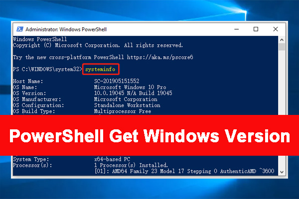 How to Get Windows Version in PowerShell? | Here’re 5 Ways