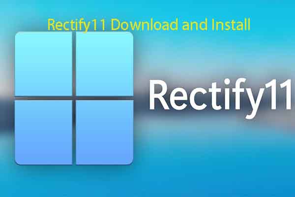 Rectify11 (Redesigned Windows 11) ISO Download and Install