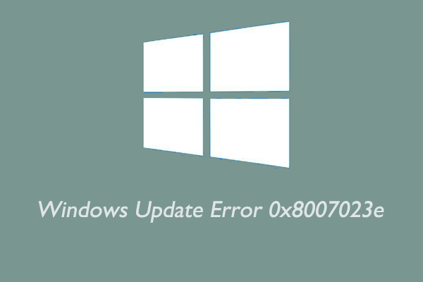 Targeted Solutions for Windows Update Error 0x8007023e