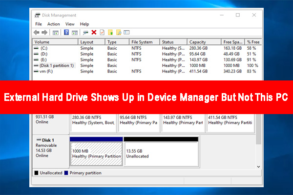 Hard Drive Shows Up in Device Manager But Not This PC? [Fixed]