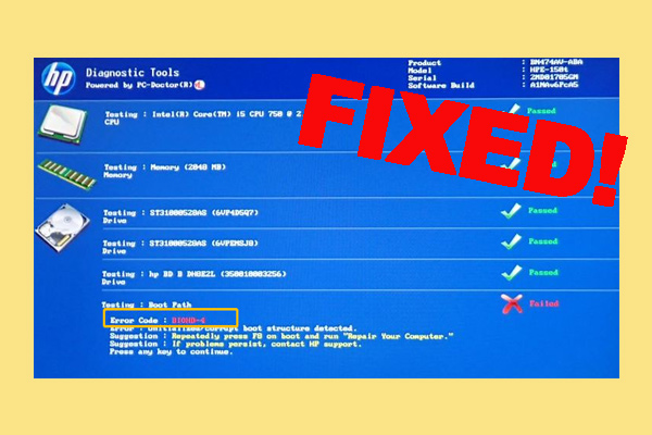 How to Fix HP Error BIOHD-4 on Windows 11/10/8/7 [Ultimate Guide]