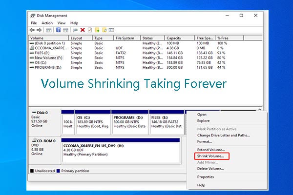 Volume Shrinking Taking Forever? Top 5 Methods to Fix It