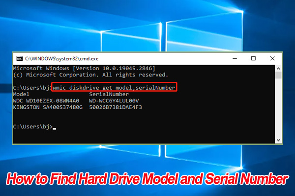 How to Find Hard Drive Model and Serial Number in Windows 11/10
