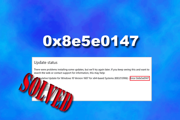 [Fixed] How to Fix the Windows Update Error Code 0x8e5e0147?
