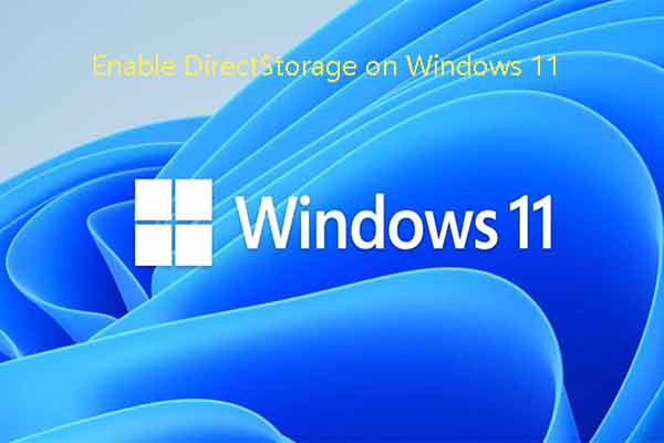 DirectStorage for Windows 11: What Is It and How to Enable It