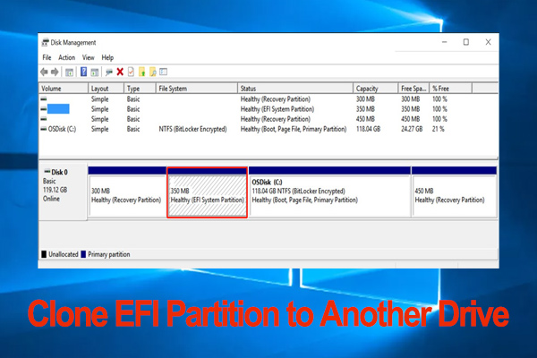 Clone EFI Partition to Another Drive on Windows 11/10? [Tutorial]