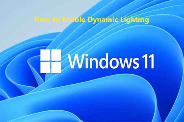 How to Enable Dynamic Lighting? Here’s a Full Tutorial
