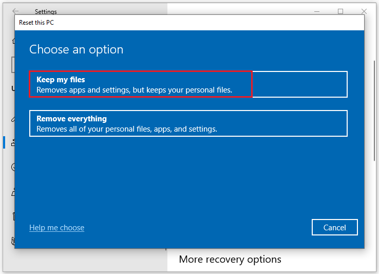 reset PC