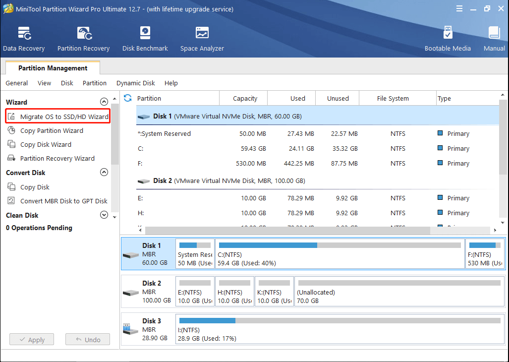 Migrate OS to SSD