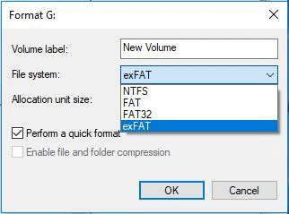 format USB drive