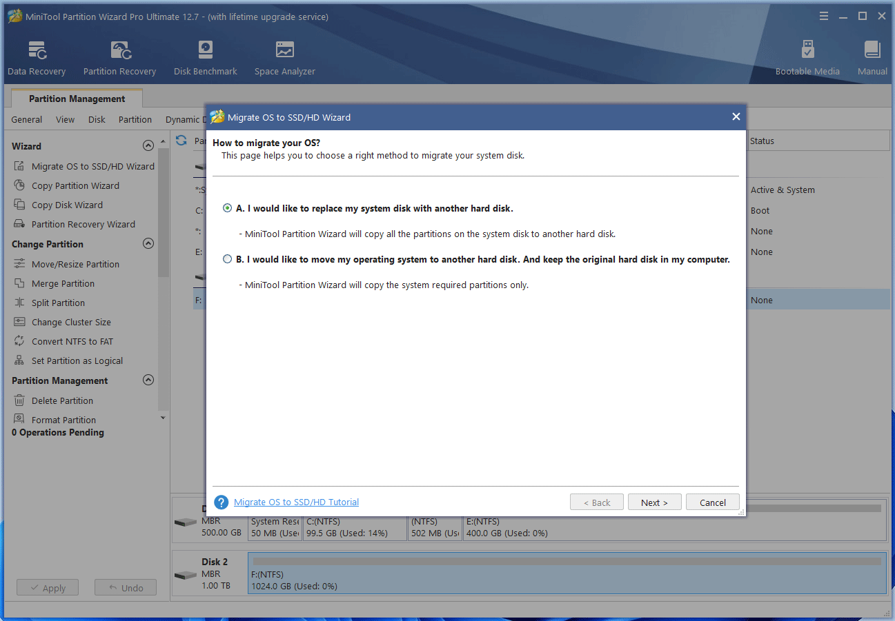 how to migrate windows 11 to another drive