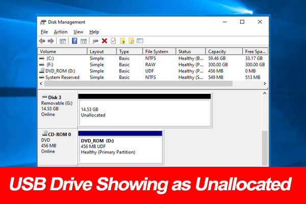 USB Drive Showing as Unallocated on Windows 10/11? [Fixed]