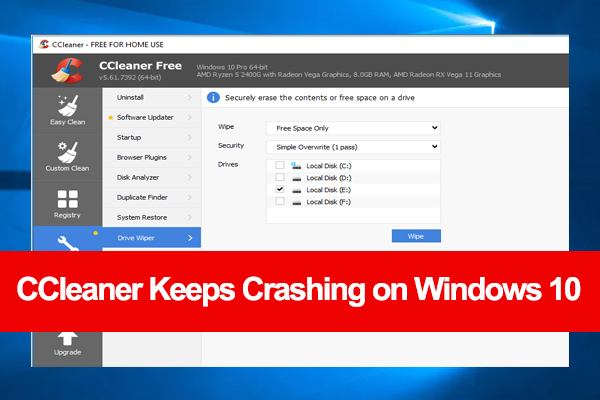 ccleaner download issues