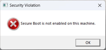 FIFA 23 Secure Boot is not enabled
