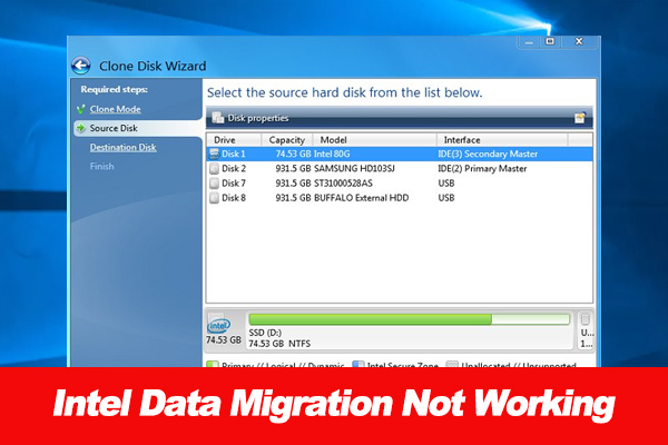 Intel Data Migration Software Issues on Windows 10/11? [5 Fixes]