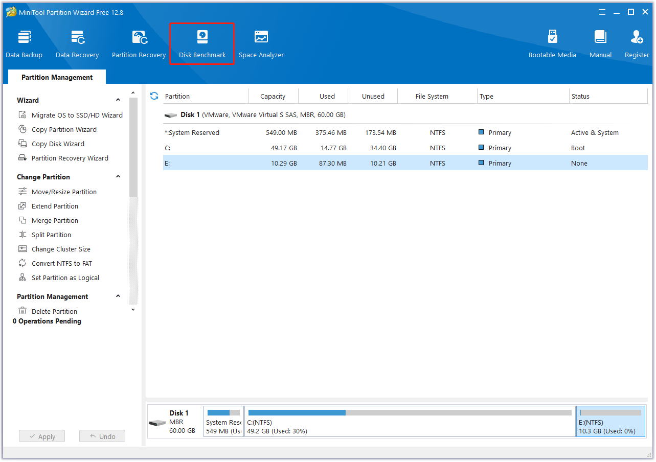 click Disk Benchmark