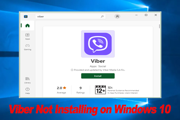 Viber Not Installing on Windows 10/11 PC? Try These Fixes