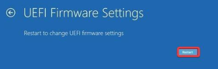 reset UEFI firmware settings