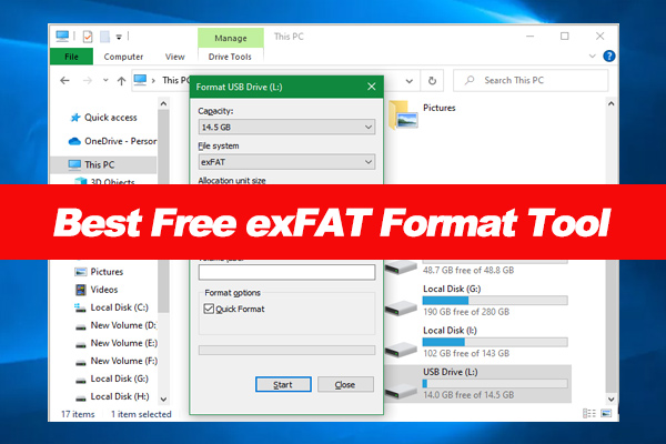 What’s the Best Free exFAT Format Tool for Windows 10/11