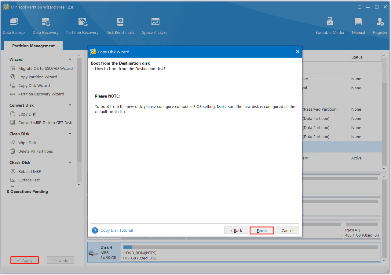 save and execute changes