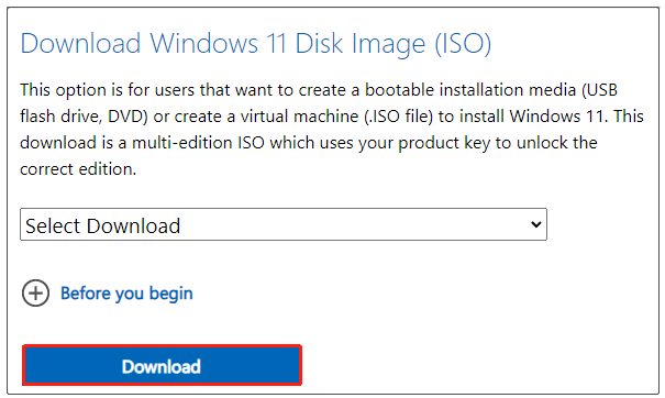 download Windows 11 ISO