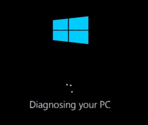 Windows 10 diagnosing your PC error