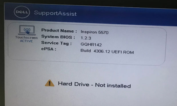 Fix the Hard Drive Not Installed Found Detected Issue on Dell HP