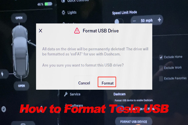 A Full Guide for Tesla USB Drive Format | Get It Now