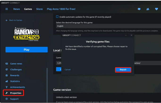 What is the Rainbow Six Extraction no compatible driver/hardware found error?