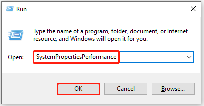 open System Options from Run window