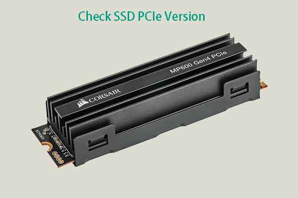 Check SSD PCIe Version with 3 Easy Methods [New Update]