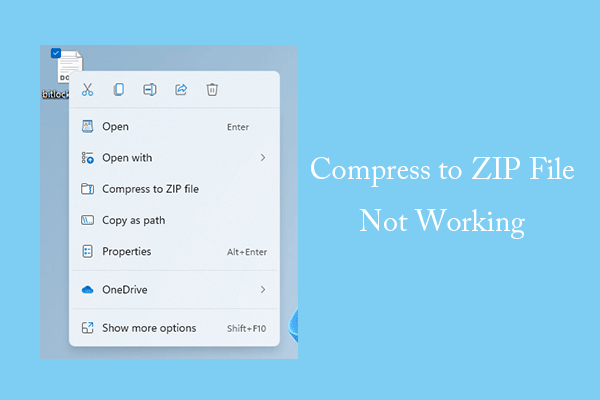 What to Do If Windows 11 Can t Compress to ZIP File